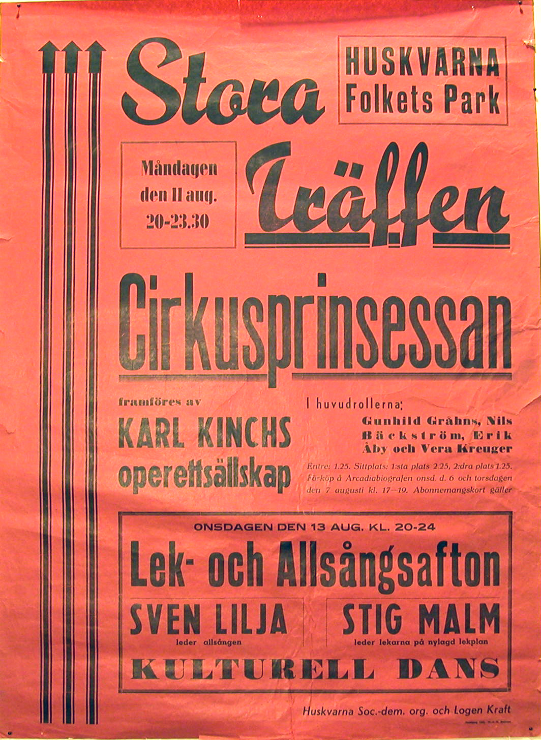 Affischer från Stora Träffen