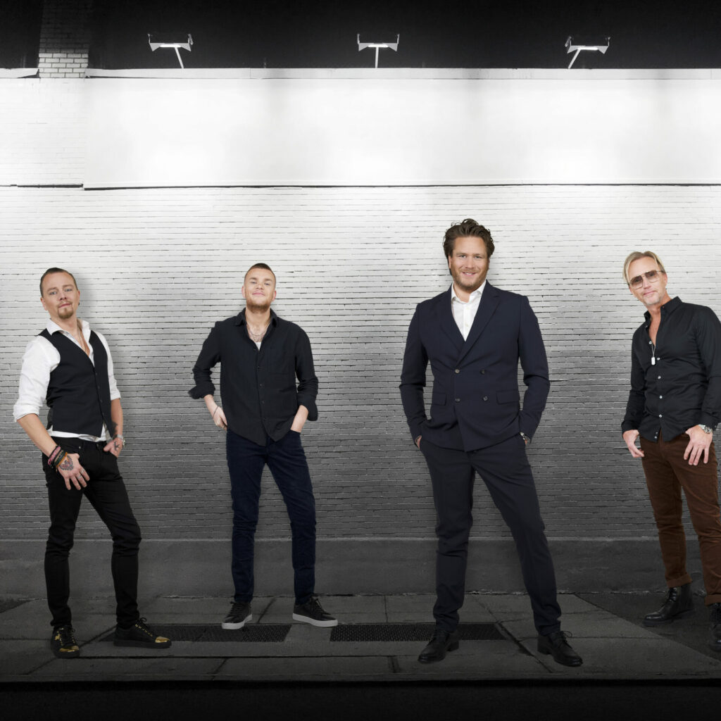 Blank illuminated wall