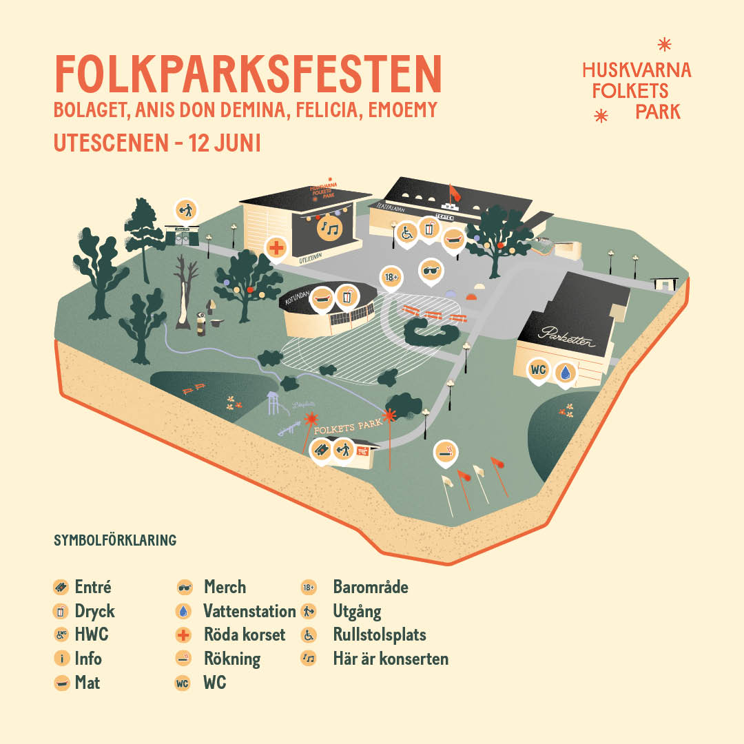Karta över området